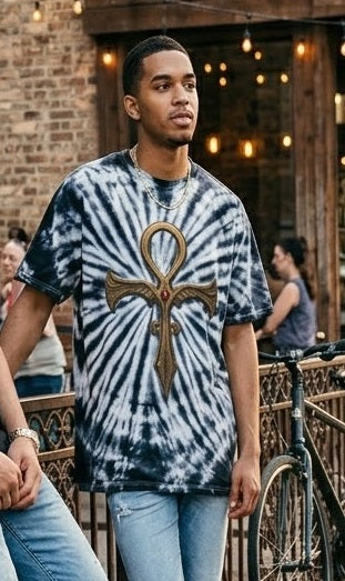 Dominion Ank tie-dye t-shirt
